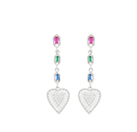 Earrings Cuori Milano Woman Palazzo Reale in Silver Zircone 25240719 - 25240719